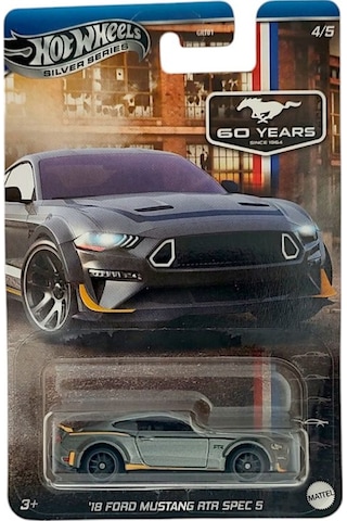 Hot Wheels Silver Series Araba 18 Ford Mustang Rtr Spec 5 Jby53 Çok Renkli