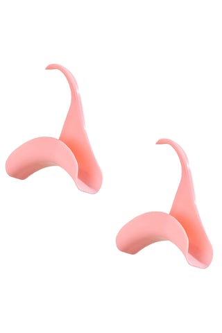 Microcase Sert Abs Plastik Portatif Mini Dolap İçi Çanta Askısı 2 Adet - Al5016 Pembe