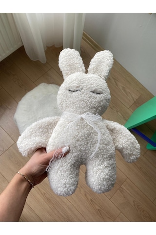 Teddy Mimi Tavşan Bebek- Çocuk Uyku Arkadaşı Beyaz