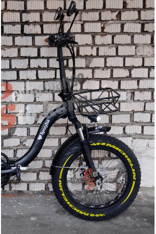 Michelin+şerit Elektrikli Bisiklet Lastik Yazısı E-bike Sarı