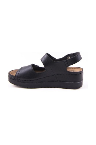 Dagoster Dza37-3014 Siyah Günlük Ortopedik Kadın Sandalet 001