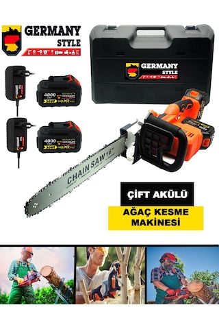 Germany Style 99973VFX Çift Akülü Motoru Testere