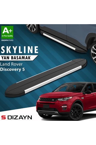 S-dizayn Land Rover Discovery 5 Skyline Aluminyum Yan Basamak 193 Cm 2017 Üzeri A+ Kalite