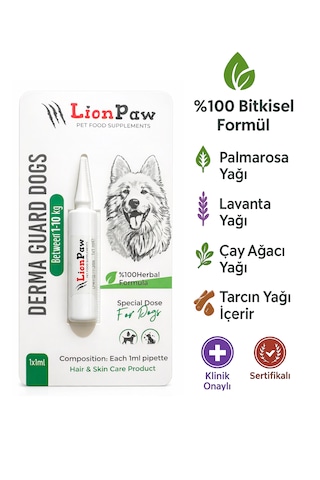 2'li Set Köpek 1-10 Kg Bitkisel İç Dış Parazit Ense Bitkisel Damla Seti - 5 Damla 5 Tablet
