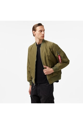 Alpha Industrıes Alpha Industries Reversible Onion Quilted Ma-1 Flight Unisex Yeşil Ceket