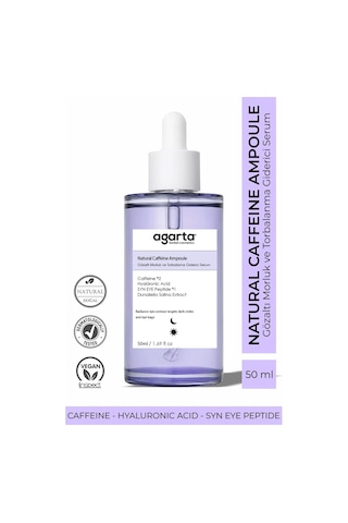 Agarta Natural Ampoule Gözaltı Morluk Ve Torbalama Giderici Serum 50 ML