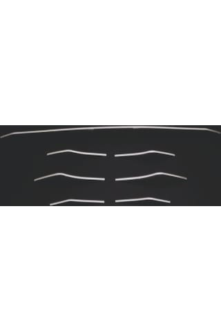 Megane 4 Krom Ön Tampon Çıtası 7 Parça 2016 - 2020 Paslanmz Çelik