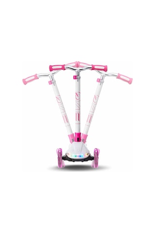 3 Tekerlekli Katlanabilir Colour Burst Işıklı Scooter: Gökkuşağı Senin Scooterında Canlanıyor Çok Renkli