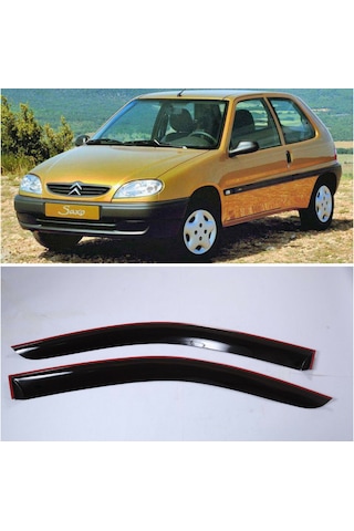 Citroen Saxo 1996 - 2003 Arası Mugen Cam Rüzgarlığı 4Lü Takım N11.784