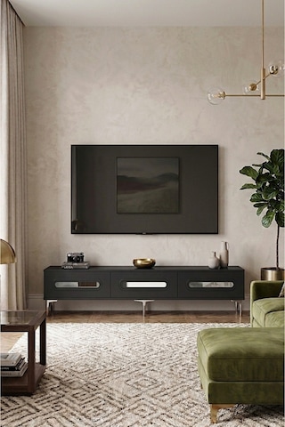 Tsa1806as - Rany Tsa180 Tv Stand, Tv Sehpası Ve Tv Ünitesi Antrasit-sılver 180cm