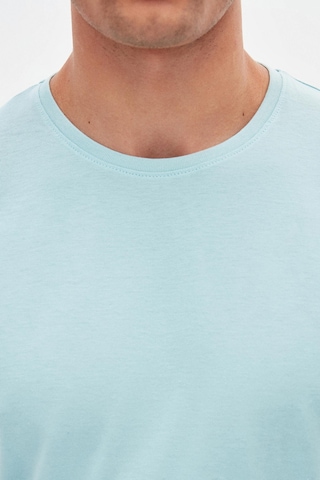 D's Damat Ds Damat Slim Fit Aqua Bisiklet Yaka %100 Pamuklu Nefes Alabilen T-shirt 4hc141996753m U00