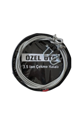 Çelik Çeki Halatı Izoleli Oto Çekme Halatı 3,5 Ton