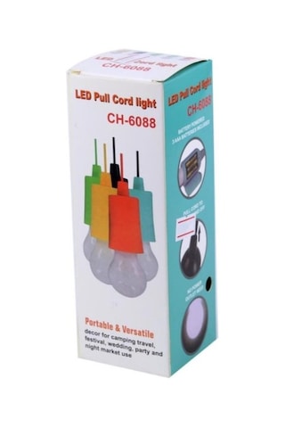 Cord Light Ch-6088 E27 Duy İpli Çek Yak Lamba Mor Pull