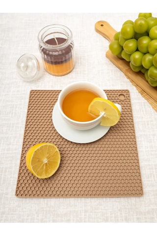 Arrıchi Sıcak Yemekler İçin Mutfak Silikon Standı 170613749 Bej