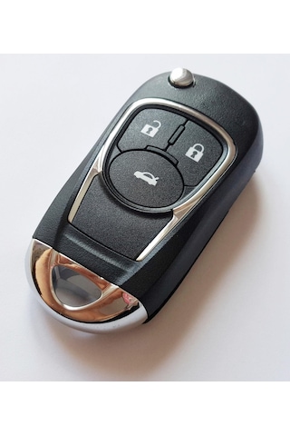 Opel Uyumlu 3 Tuşlu Yeni Nesil Dönüşüm Anahtar Kumanda Kabı Damla Logolu