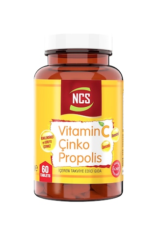 Ncs Vitamin C Çinko Propolis 60 Tablet