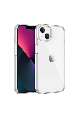 Logis İphone Uyumlu 13 6.1 Şeffaf Kılıf Silikon Koruma Şeffaf