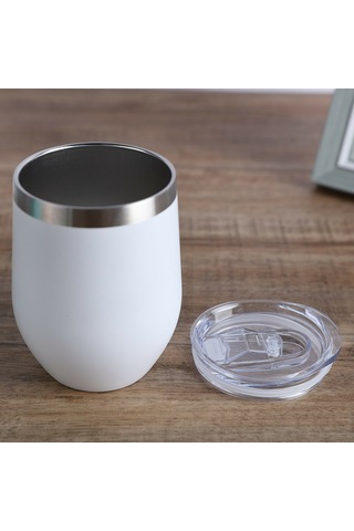 Kosona Kırmızı 360ml 304 Paslanmaz Çelik Çift Katlı Isı Yalıtımlı, 2-6 Saat Isı/sıcaklık Saklama, Eldiven Uyumlu Kollü Seyahat Kahve Bardakası Diğer