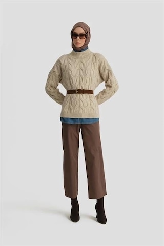 Armine Straight Pantolon Ort2720 Kahverengi Kahverengi