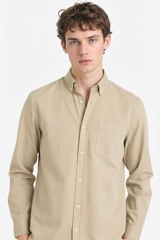 Defacto Regular Fit Gabardin Gömlek F1261ax26spkh404 Haki-kh404