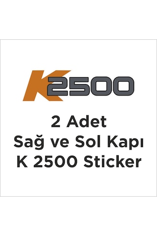 Kia Bongo K2500 Kupa Kapı Dış Ve Iç Etiketleri Kapı Etiketi