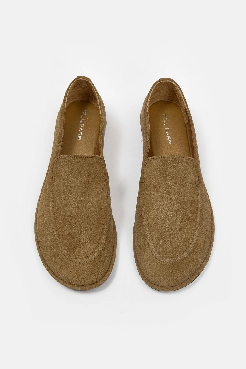 Moose Camel Süet Hakiki Deri Kadın Loafer CAMEL