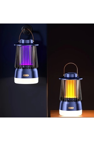 Xuweiwei Mavi 2025 Yeni Tasinabilir Usb Sarj Edilebilir Sivrisinek Oldurucu Lamba Ev Ve Kamp Icin Hafif Tek Dugmeli