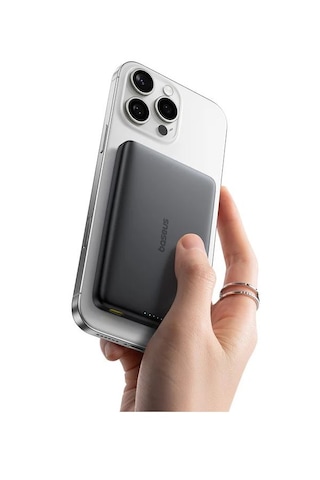 Baseus Picogo Ultra-slim Qi2 10000 Mah Hızlı Şarj Magsafe Powerbank Siyah