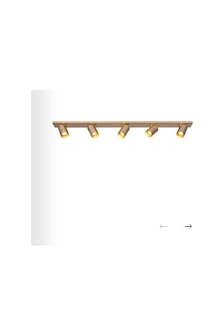 Mylights 5 Li Beşli Mat Gold Eskitme Kaplama Metal Gövde Hareketli Başlık Gu10 Led Tavan Spot Modern Avize Eskitme