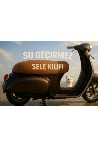 Falcon Soft 50 Sele Kılıfı Falcon Soft 50 Motosiklet Koltuk Kılıfı Su Geçirmez Su Geçirmez Kahverengi