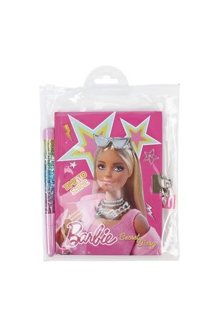 Barbie Kilitli Hatıra Defteri Ve Kalem Seti B-2401 Pink