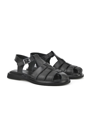 Ziya, Kadın Hakiki Deri Sandalet 1511047z600 Siyah 1511047z600 000 Siyah