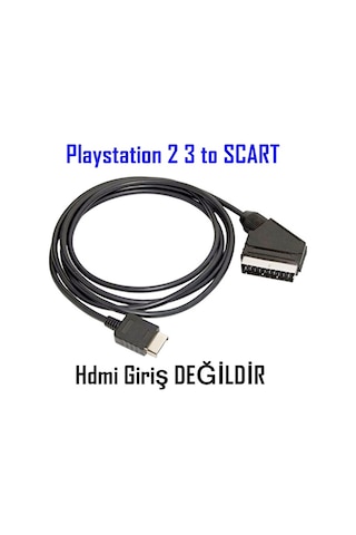 Playstation 2 3 Rgb Scart Tv Kablosu Ps2 Ps3 Tv Bağlantı Kablosu