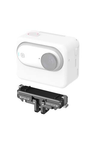 Insta360 Go3 / Go 3s İçin Puluz Manyetik Abs Hızlı Bırakma Taban Montajı Siyah