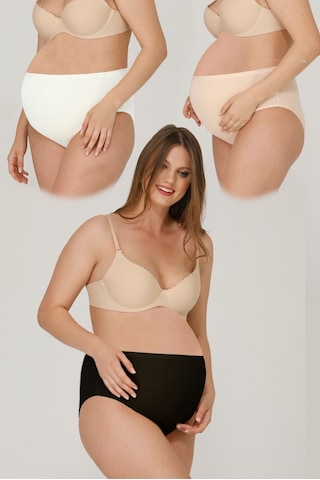 Parlingerie 3lü Hamile Külot Karışık Renk Çok Renkli