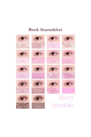 Dasique Mat Ve Işıltılı Renk Seçenekleri Sunan Far Paleti Shadow Palette 18 Berry Smoothie 18 Berry Smoothie