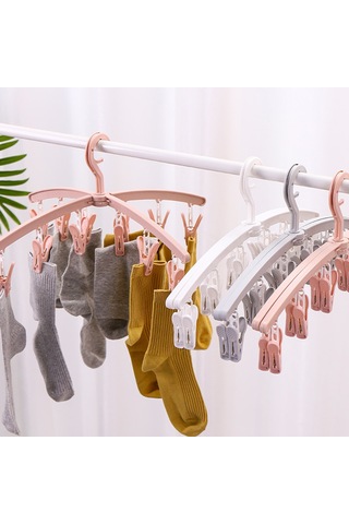 Çorap, İç Çamaşırı, Bebek Kıyafetleri, Havlu Kurutmak İçin 12 Klipsli Katlanabilir Kurutma Rafı, Döndürülebilir Çorap Kurutma Rafı Diğer