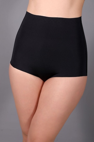 Cotonhause Kadın Lazer Kesim Yüksek Bel Siyah Slip Korse C8t0n2o963 Sıyah