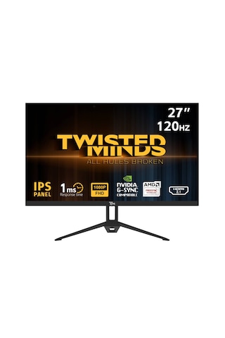 Twısted Mınds 27" Tm27fhd120ıps Fhd 120hz 1ms Ips Gamıng Monitör