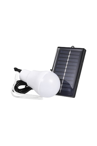 Gajeena Güneş Enerjili 12 Led Dış Mekan Acil Işık Topu - Beyaz Işık, Taşınabilir, 4 Saat Aydınlatma Süresi, Tekli Paket Beyaz