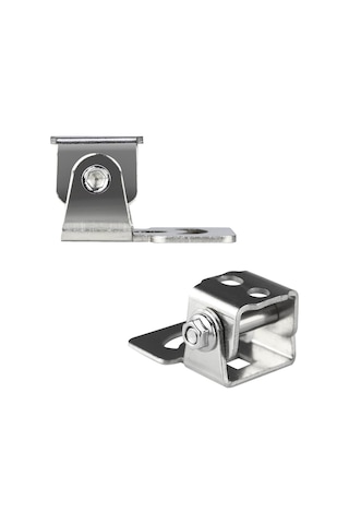 Mufunye Motosiklet Işık Tutucusu, Ayarlanabilir Led Yardımcı Işık/far Sabitçisi, Off-road Araçlar İçin, Gümüş Renk, 2 Adet