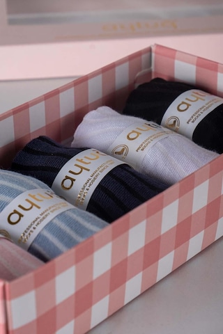 Aytuğ Kadın Bambu Patik Çorap 5 Çift Özel Kutulu Patik 34252 Çok Renkli