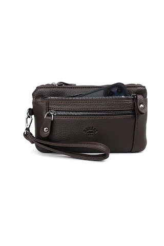 Erkek Kahverengi Çok Bölmeli Kemerli Portföy El Çantası Kahverengi