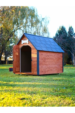 Mandu Isı Yalıtımlı Ahşap Köpek Kulübesi 2XL