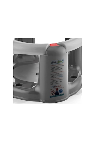 Babyjem Önden Açılır Banyo & Mama Oturağı Gri