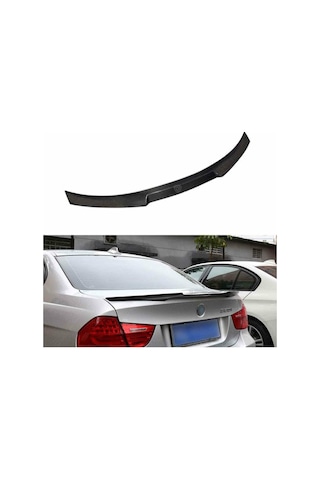 Bmw E90 M4 Boyalı Spoiler Pianoblack 2005-2012 Arası