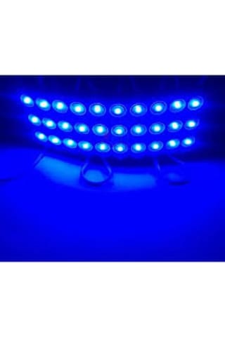 20 Adet 5 Watt Mavi Işık Ip65 Modül Led, 10 Adet Magnetli, Çok Kaliteli Kırmızı Işık Modül Led Mavi