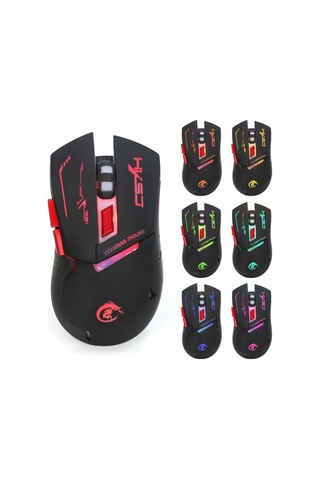 Hxsj X30 Kablosuz 2400 DPI Ayarlanabilir Gaming Mouse