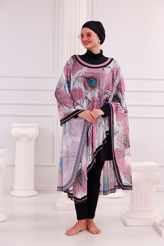 Tarzını Seç Kimono Pareo - Tesettür Pareo - Ege Model 240x135 Cm Çok Renkli