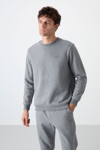 Tommy Life Andy Gri Melanj Şardonlu Erkek Eşofman Takım - 85190 GRİ MELANJ